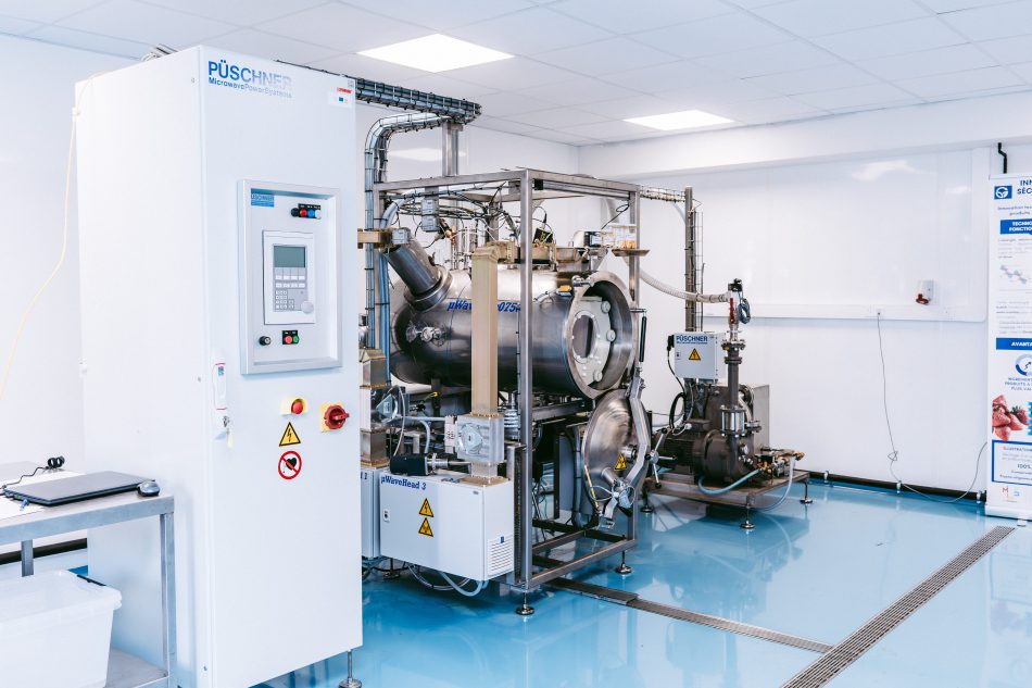 Séchage micro-ondes sous-vide